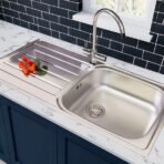 Detailed View of Drainboard on Reginox Daytona Kitchen Sink