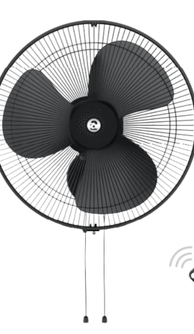 atomberg renesa wall fan black with remote