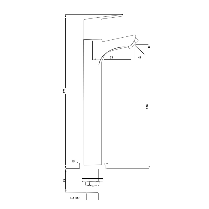 Aspire Pillar Cock Extended