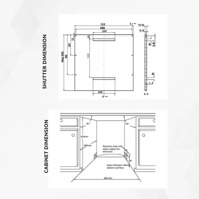 Hafele Serene F1 02 Built-In Dishwasher