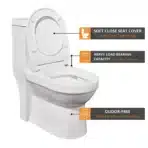 Cera Capstan Mini Compact Toilet - 300mm (Angle View)