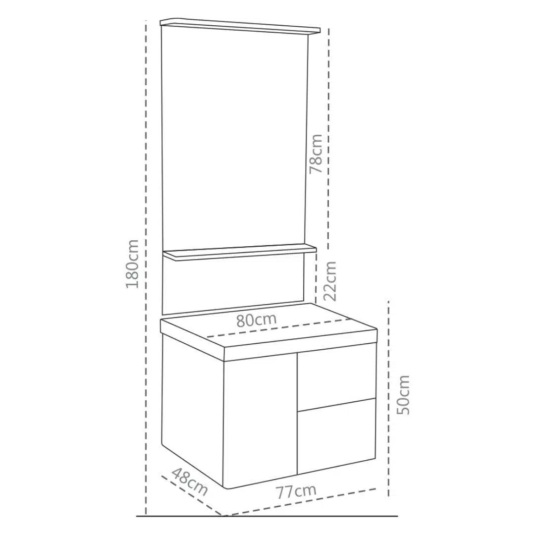 Acode KT 3120 Cabinet Wash Basin