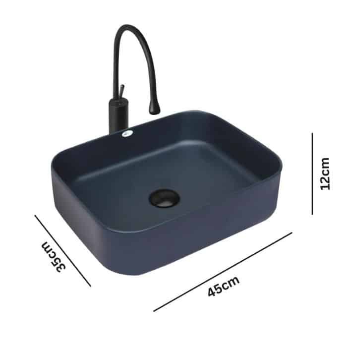 Brizzio Matt PS 142 Table Top Designer Wash Basin