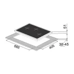 Carysil Kristal 783 Kitchen Hob