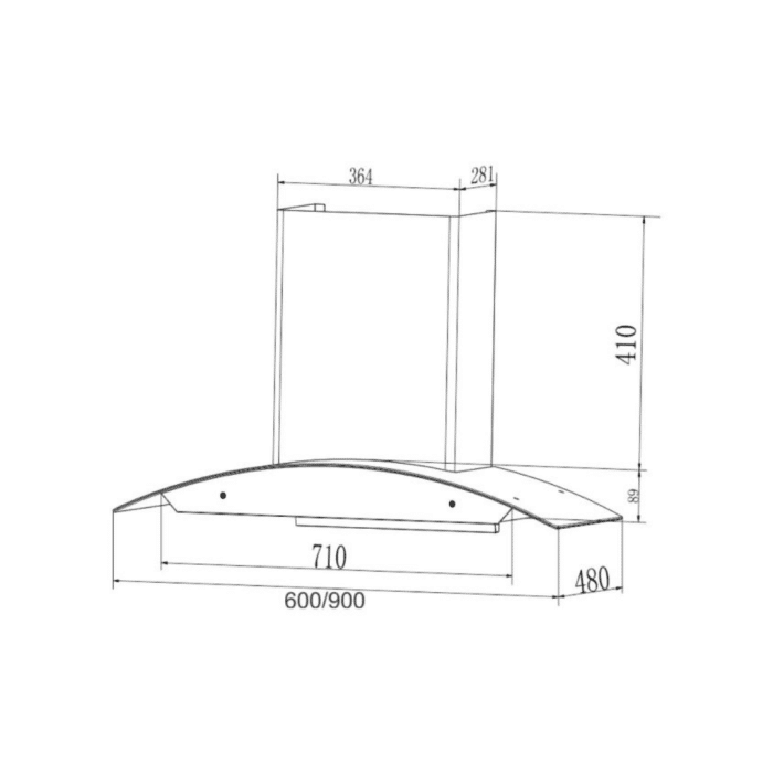 Carysil VAN 90 Kitchen Hood