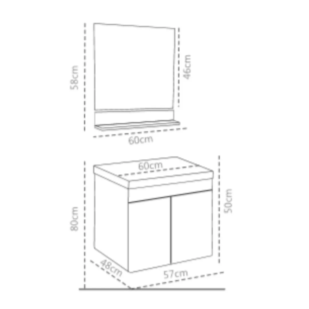 Acode EC 2022 Cabinet Wash Basin