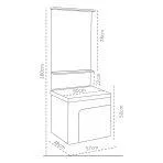 Acode KT 2018 Cabinet Wash Basin