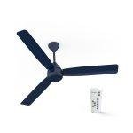 Crompton Energion Groove Antidust Ceiling Fan (Remote) Majolica Blue