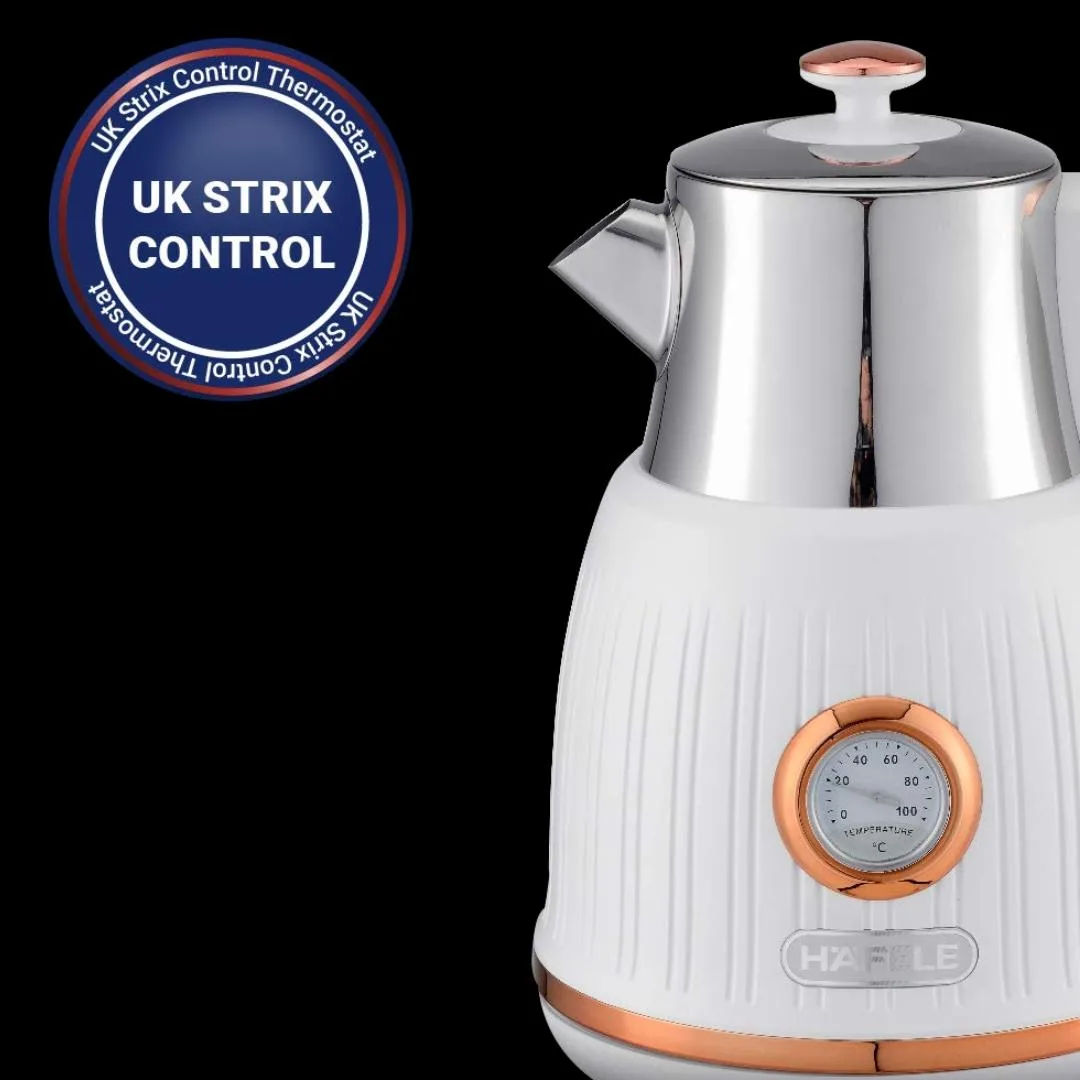 Hafele Queen 1.6 L Stainless Steel Electric Kettle | White - Image 2