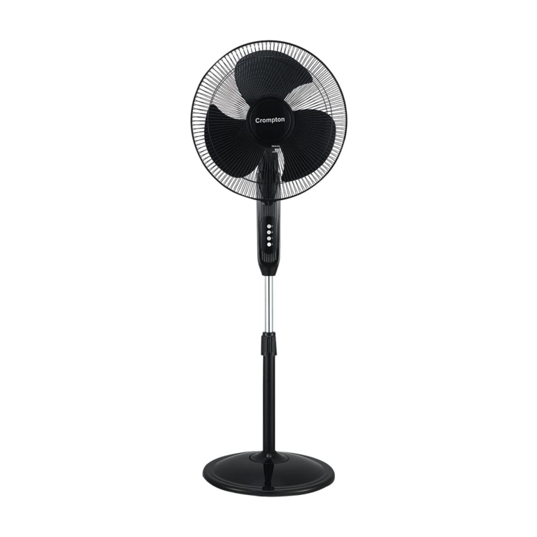 Crompton Gale Classic 400 mm Pedestal Fan Black