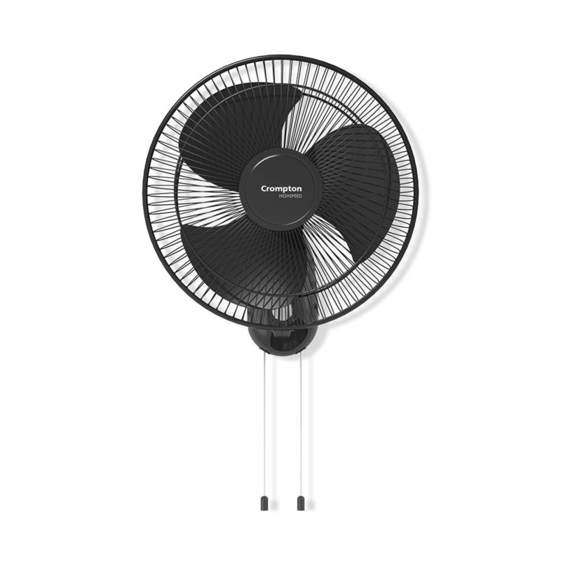 Crompton Torpedo High Speed Wall Fan Black