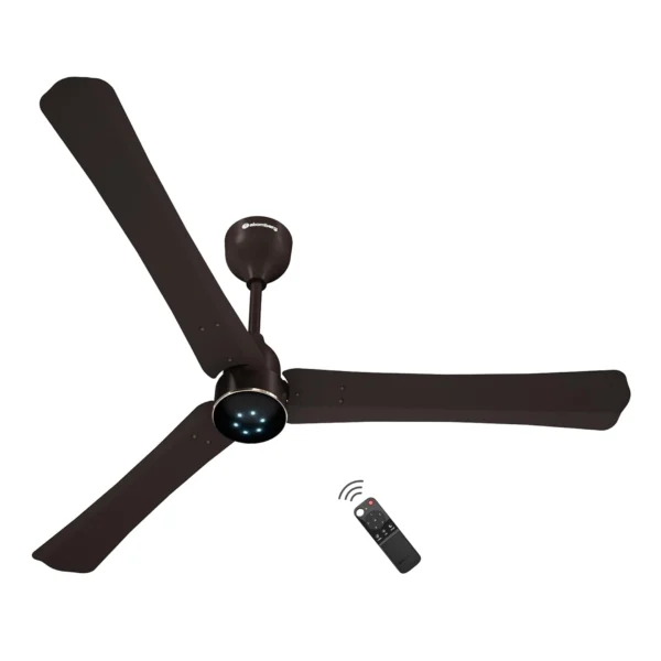 Atomberg Renesa Halo 1200 mm BLDC Ceiling Fan Blaze Brown with Remote Control & LED Indicators