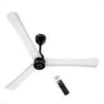 Atomberg Renesa Halo 1200 mm BLDC Ceiling Fan White and Black with Remote Control & LED Indicators