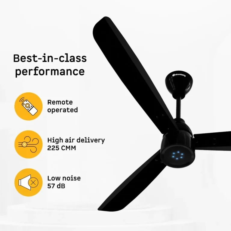 Atomberg BLDC Ceiling Fan With Remote Control & LED Indicators