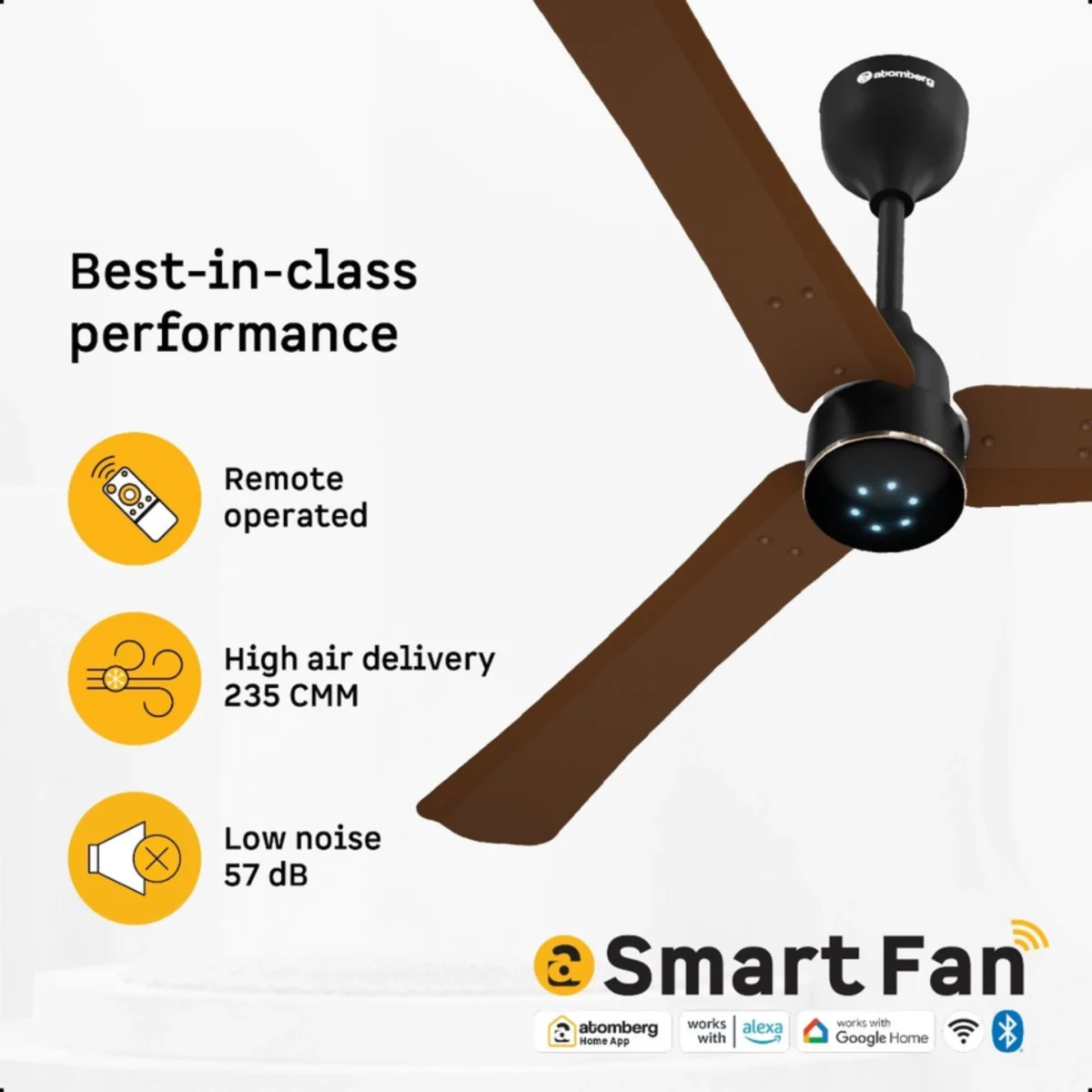 Atomberg Smart Brown Fan