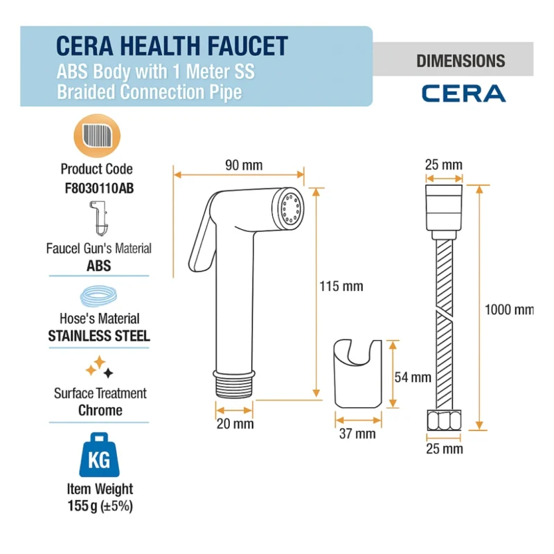 CERA Health Faucet Leakproof F8030110AB
