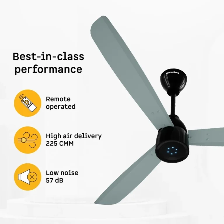 Atomberg BLDC Ceiling Fan with Remote Control Misty Teal