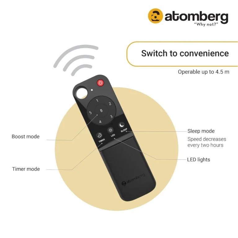 Remote Control Atomberg Fan
