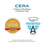 CERA F8030106AB Modern Health Faucet with Durable ABS Body and 1 Meter Stainless Steel Braided Connection Pipe - Image 4