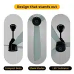 Atomberg BLDC Ceiling Fan with Remote Control Misty Teal