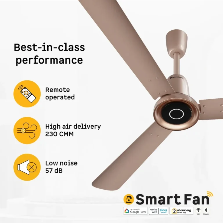 Atomberg Studio Nexus Smart BLDC Fan Elegant Rose Gold