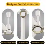 Atomberg Studio Nexus: Smart BLDC Fan Pearl White