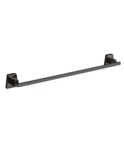 Aagna Olivia Black Finish Towel Rod Modern Bathroom Fitting