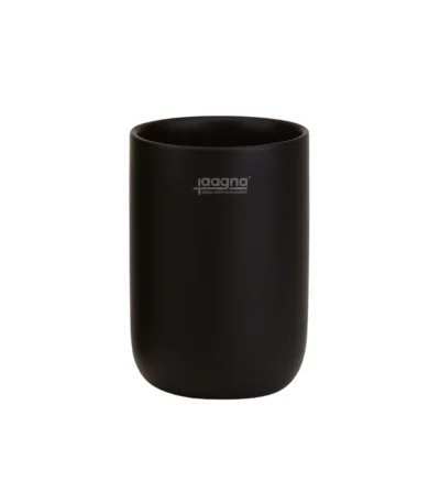 Aagna Ceramic Tumbler Holder Black Finish For Bathroom