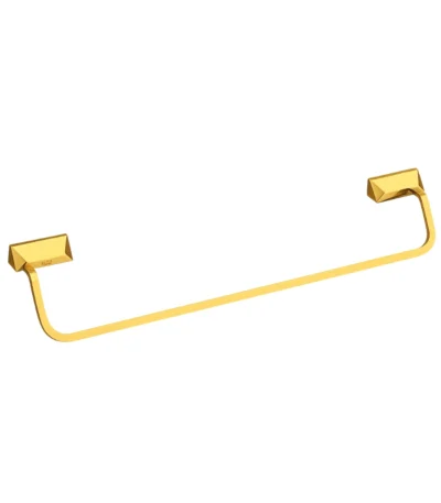 Aagna U-VA Premium Gold Bathroom Towel Rod Wall Mounted