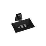 Aagna Olivia Black Finish Soap Dish Wall Mounted For Bathroom