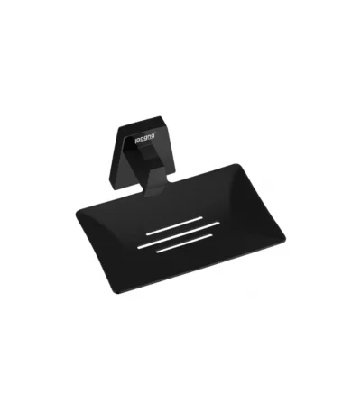 Aagna Olivia Black Finish Soap Dish Wall Mounted For Bathroom
