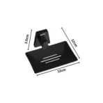 Aagna Olivia Black Finish Soap Dish – Stylish Wall Mounted Bathroom Accessory - Image 5