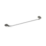 Aagna Rhyno Silver Finish Towel Rod For Bathroom Wall Mounted