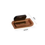 Aagna Pan Rose Gold And Black Finish Soap Dish For Bathroom - Image 5
