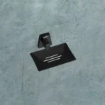 Aagna Olivia Black Finish Soap Dish Wall Mounted For Bathroom