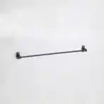 Aagna Giza Black Finish Towel Rod For Bathroom