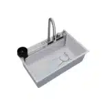 SYLUX Victoria Stain Finish Kitchen Sink With Accessories 304