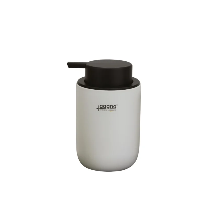 Aagna White Ceramic Liquid Soap Dispenser