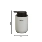 Aagna White Ceramic Liquid Soap Dispenser