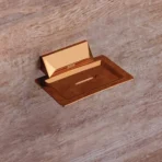 Aagna U-VA Elegant Rose Gold Soap Dish For Bathroom Use