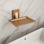 Aagna Raton Soap Dish Rose Gold For Bathroom Use