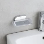 Aagna Pan Soap Dish Silver Finish For Bathroom Use