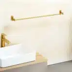 Aagna Giza Gold Finish Towel Rod For Bathroom