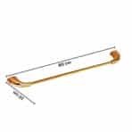 Aagna Rhyno Gold Finish Towel Rod