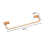 Aagna U-VA Rose Gold Towel Rod for Bathroom - Image 5