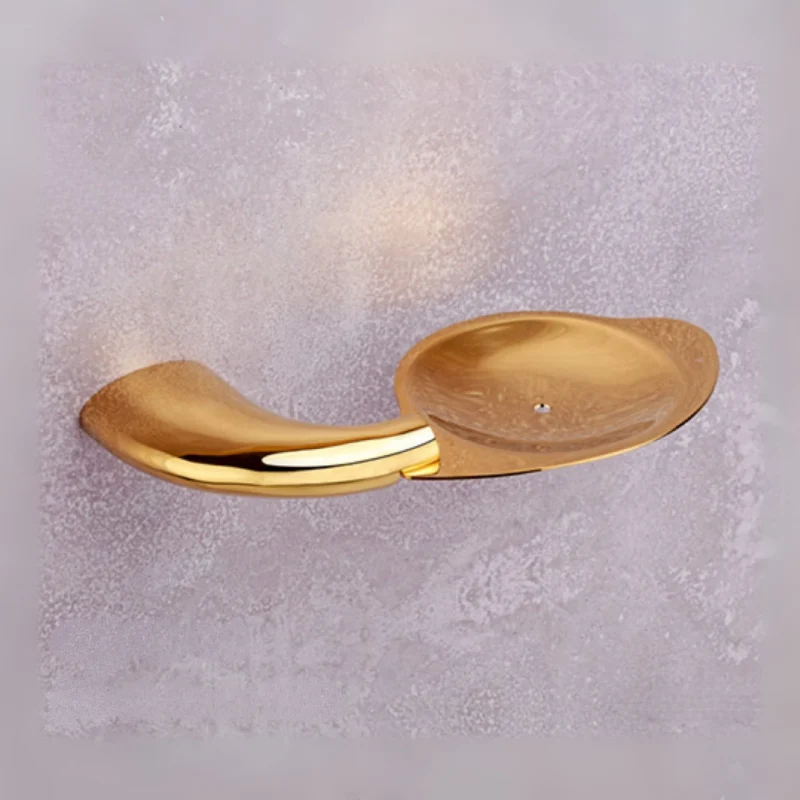 Aagna Rhyno Gold Finish Soap Dish