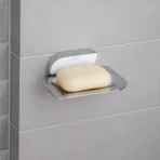 Aagna Pan Soap Dish Silver Finish For Bathroom Use