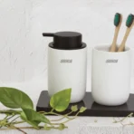 Aagna White Ceramic Liquid Soap Dispenser