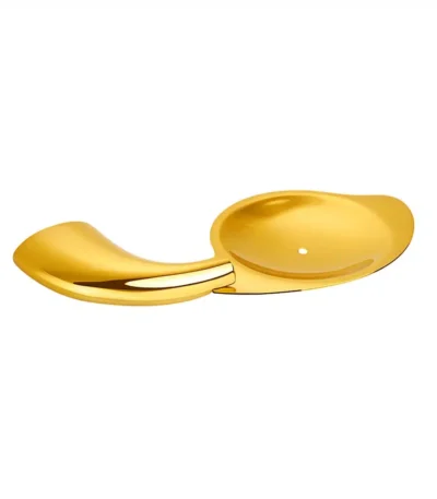 Aagna Rhyno Gold Finish Soap Dish