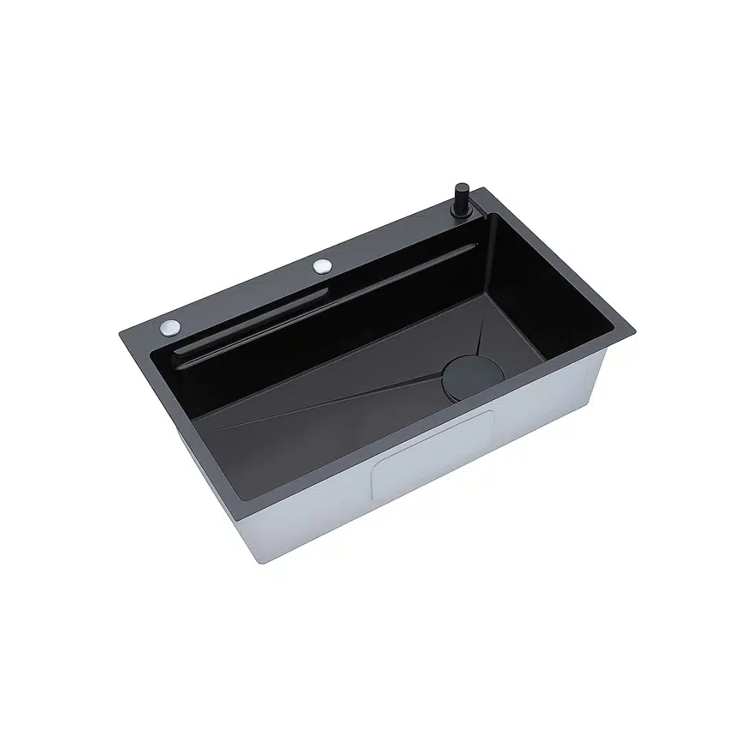 SYLUX Rapid PVD Black Sink with Accessories SL875 SYLUX Rapid PVD Black Sink with Accessories SL875